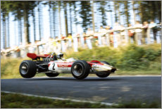 Canvastavla Jochen Rindt, Lotus 49B Ford, Formula1 Nürburgring 1969