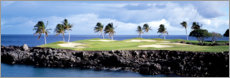 Canvas print Golf course in Hawaii