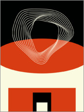 Leinwandbild  Rote Dimension - Petr Strnad