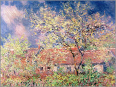 Plakat  Springtime at Giverny, 1886 - Claude Monet