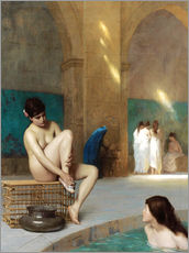 Naklejka na ścianę Women at the Roman baths - Jean Leon Gerome