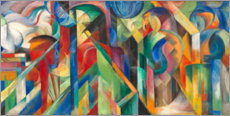 Wall print Stables - Franz Marc