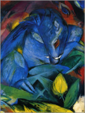 Plakat  Boar and sow (boars) - Franz Marc