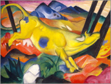 Wandbild  Die gelbe Kuh - Franz Marc