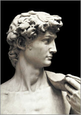 Poster  David (détail) - Michelangelo