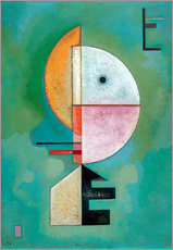 Cuadro de plexi-alu Hacia arriba - Wassily Kandinsky