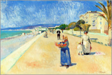 Canvastavla  Promenade des Anglais, Nice - Edvard Munch