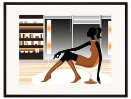 Gerahmter Kunstdruck midnight chill