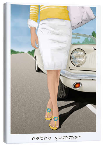 Canvas print Retro summer