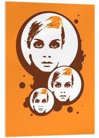 Akryylilasitaulu Twiggy Mathmos Orange