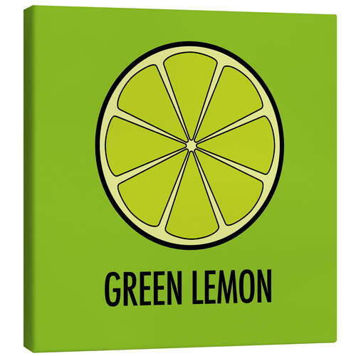 Canvas print Green Lemon Juice