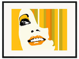 Gerahmter Kunstdruck Lady Sun