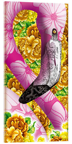 Acrylglas print Oriental Pink Flamingo