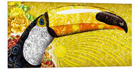 Foam board print Gorgeous toucan