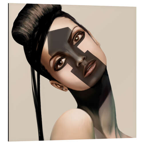 Aluminium print Arrow Head - Fashion Portrait