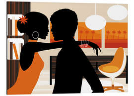 Magnettafel Retro Living Room