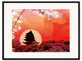 Gerahmter Kunstdruck Morgenröte