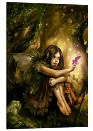 Gallery print Elf with butterfly