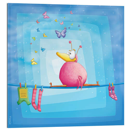 Stampa su plexi-alluminio Funny bird