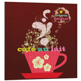 Magnettafel Cafe Au Lait