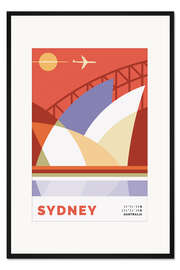 Gerahmter Kunstdruck Sydney
