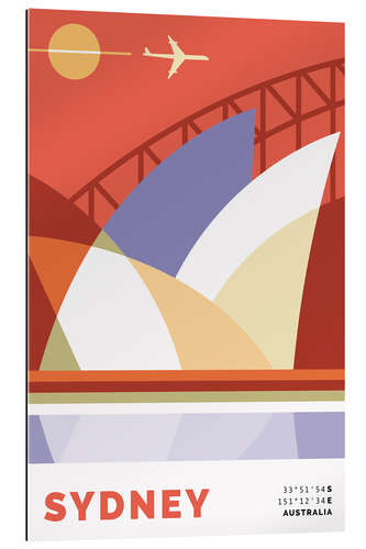 Quadro em plexi-alumínio Sydney Opera House