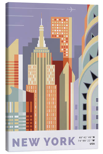 Tableau sur toile New York Skyline
