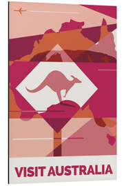 Magnettafel Visit Australia