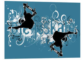 Quadro em PVC Skate