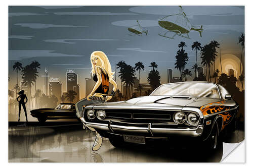 Wall sticker streetrace #2
