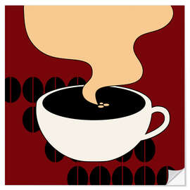 Vinilo para la pared Hot Coffee