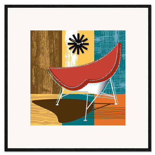 Plakat artystyczny premium w ramie Lounge Chair II
