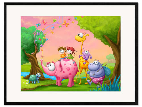 Framed art print Excursion through nature