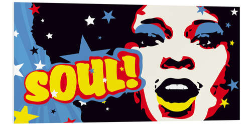 Quadro em PVC Soul, for the funky world!