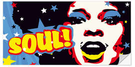 Wall sticker Soul! for the funky world