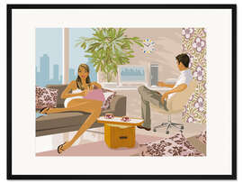 Gerahmter Kunstdruck Influencer