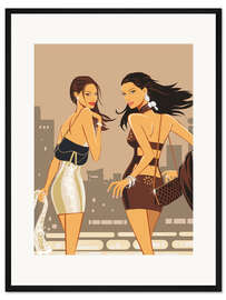 Gerahmter Kunstdruck Fashion Models