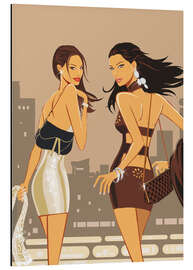 Magnettafel Fashion Models