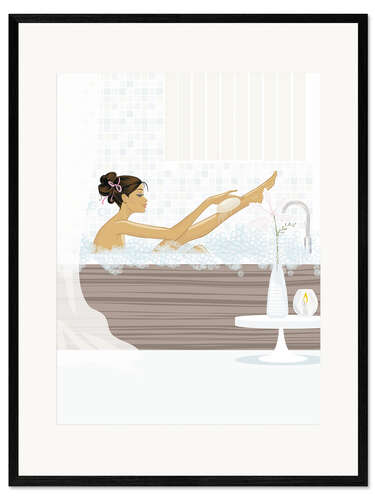 Framed art print Time for wellness