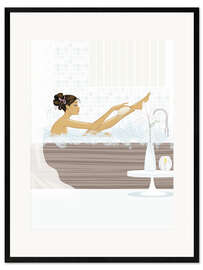 Framed art print Time for wellness