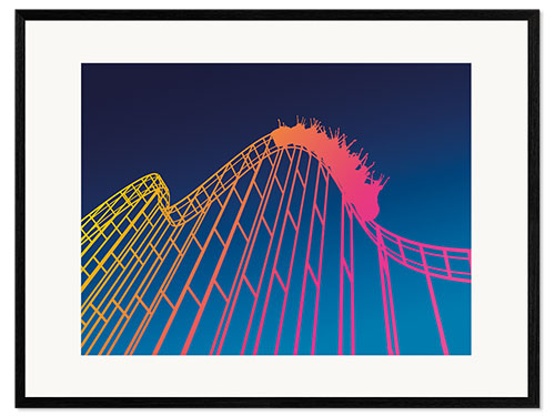 Kehystetty taidepainatus Roller coaster