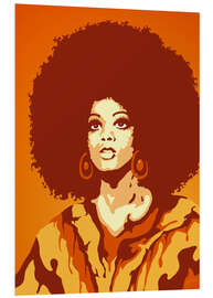 Foam board print 70s Orange Soul Mama