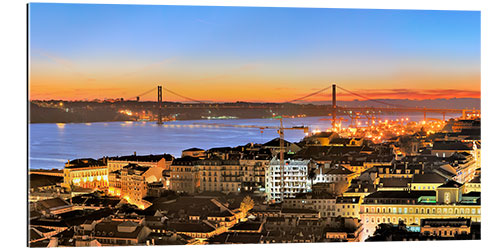 Galleritryk Panorama of Lisbon Portugal