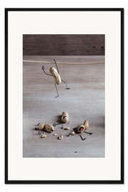 Gerahmter Kunstdruck Simple Things - Seiltanz
