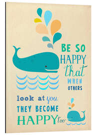 Magnettafel So glücklich sein