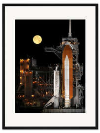 Gerahmter Kunstdruck Space Shuttle Discovery
