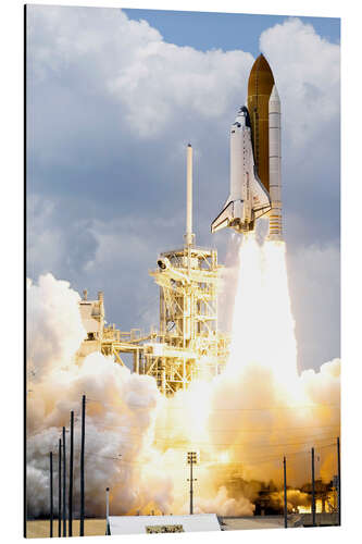 Stampa su alluminio Space shuttle Atlantis launches