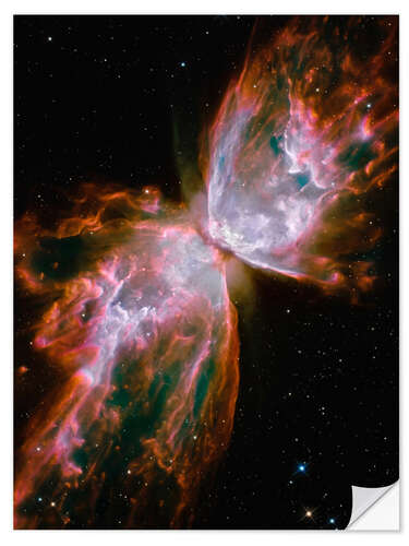 Selvklebende plakat The Butterfly Nebula