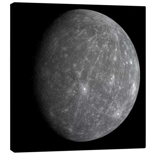 Canvas print Planet Mercury