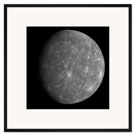 Gerahmter Kunstdruck Planet Merkur